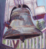 Norma Johnson painting of bell