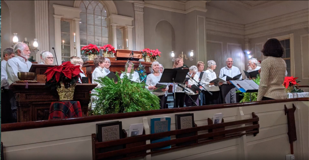 christmas choir rehearsal